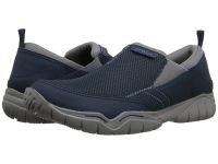 Latest Crocs Comfort Loafers for Men - Swiftwater Mesh Moc - Navy/Smoke On Sale